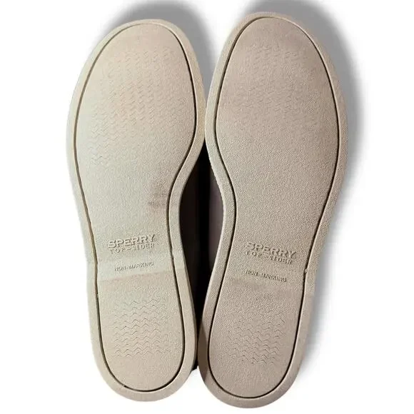 Sperry Top-Sider Deck Shoes Mens Brown Leather Slip On Loafers Size - 11.5